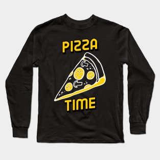 Pizza Time - Art and Drawing for Foodie Long Sleeve T-Shirt